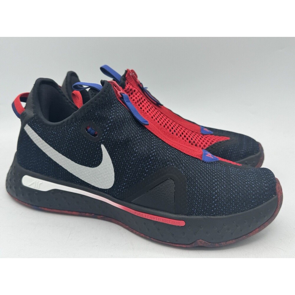 Nike PG 4 Clippers Red Black Blue Basketball Shoes CD5079-006 Men’s Size 8.5